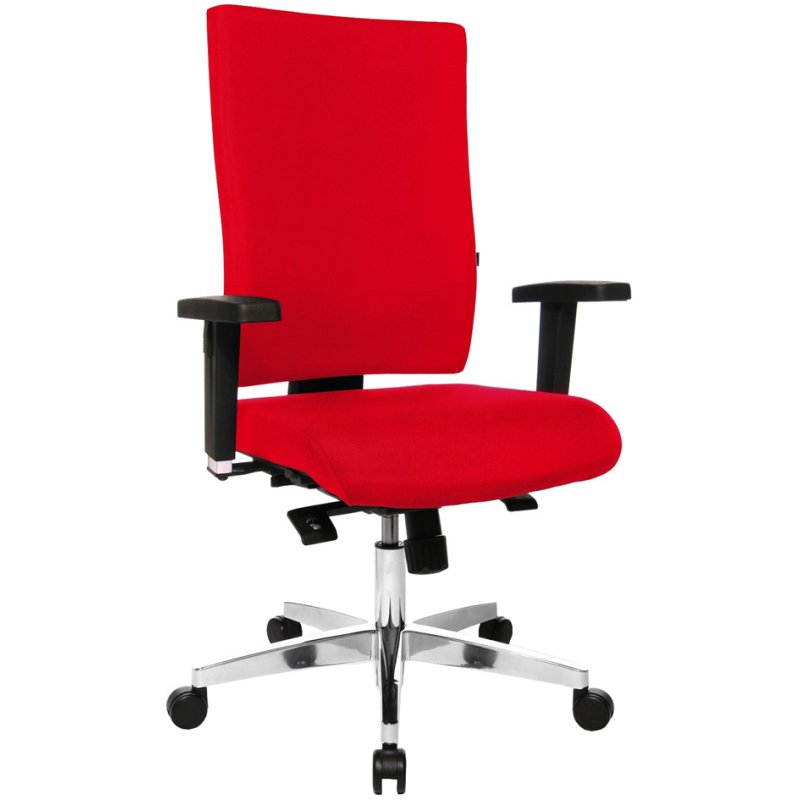 Topstar bureaustoel Lightstar 20, rood, met armlehningen